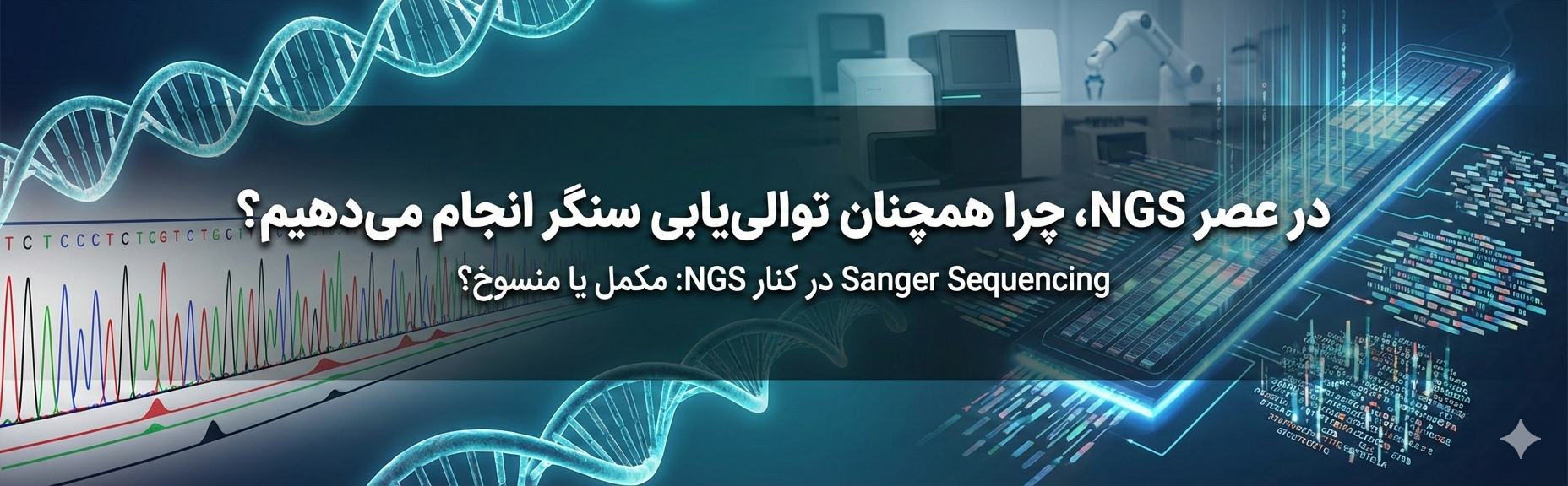 در عصر NGS، چرا همچنان توالی‌یابی سنگر (Sanger Sequencing) انجام می‌دهیم؟